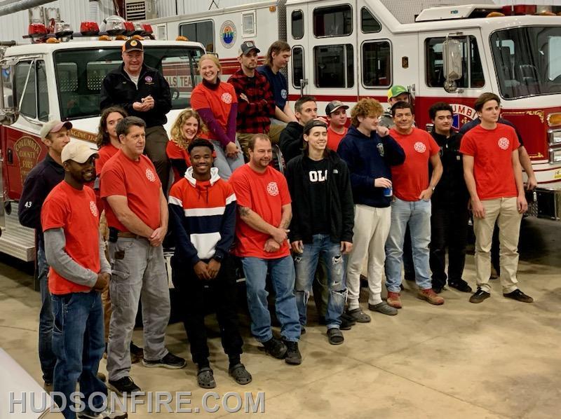Graduates of the most recent Interior Firefighting Operations Class gather for a group photo on 11/1/2023